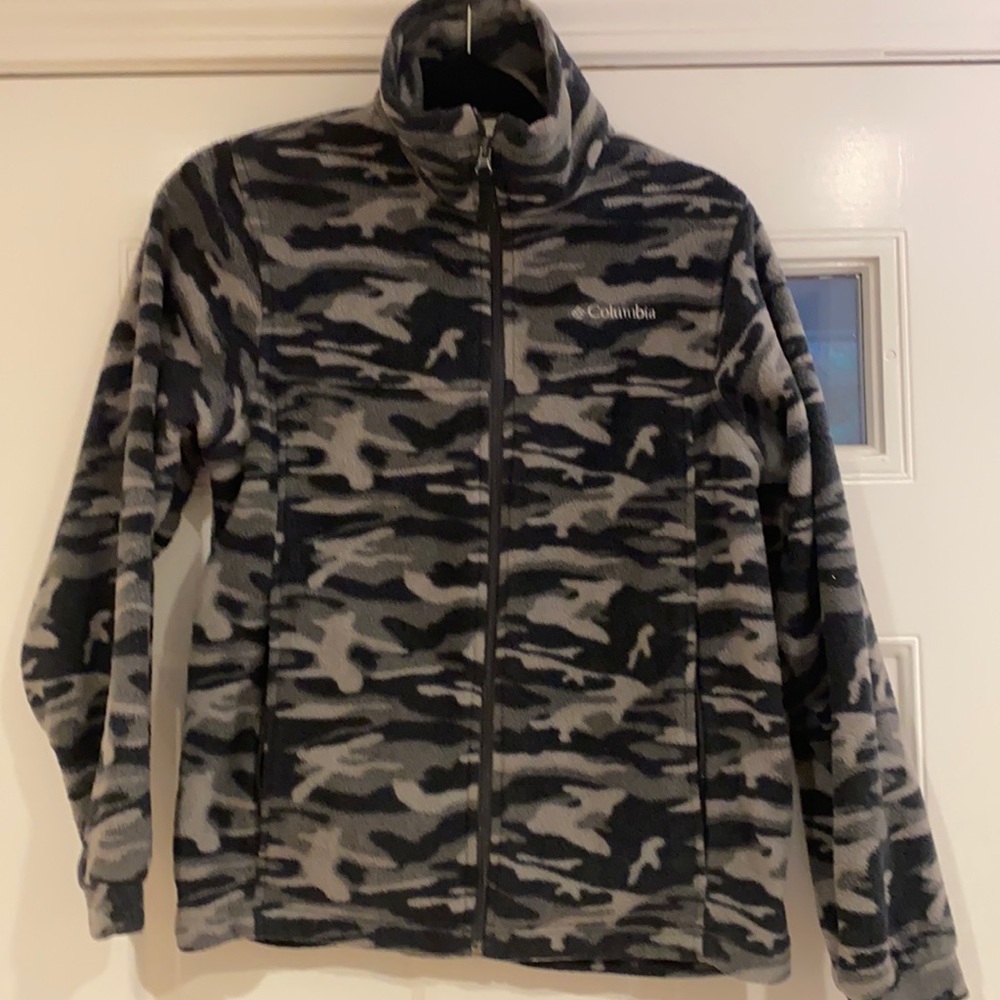 Columbia Boys Camouflage Fleece Jacket 14-16